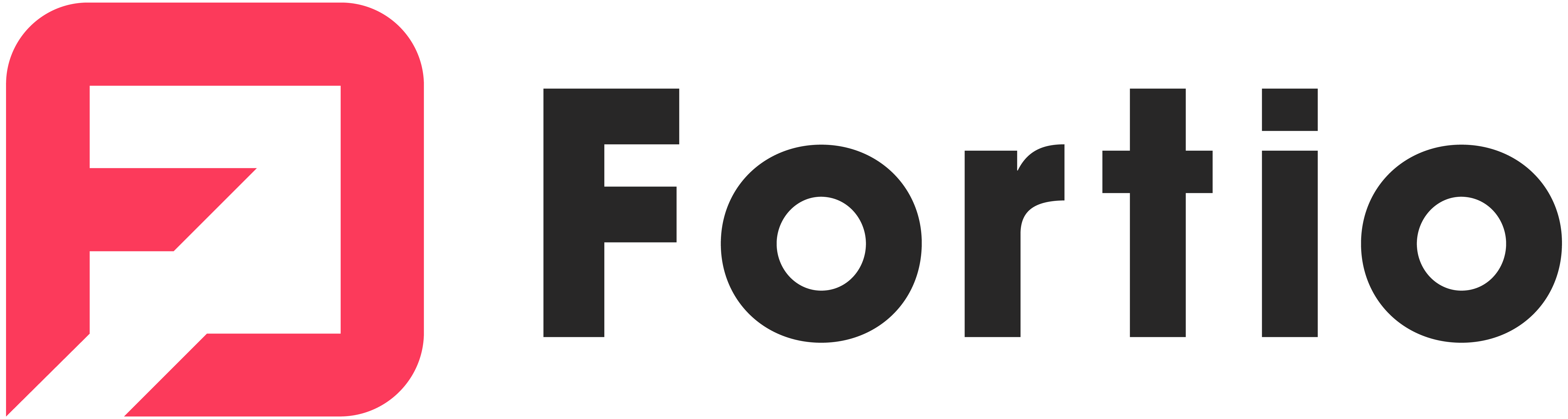 Fortio logo primarna verzia - bez sloganu